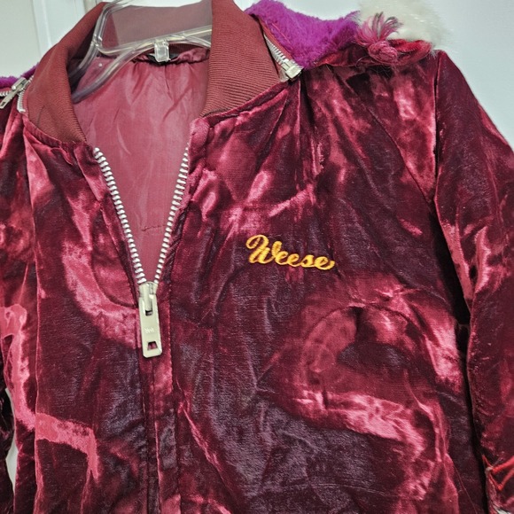 Vintage 80s Sukajan Far East Tour Okinawa Japan Bomber Jacket Dragon Small EUC - Picture 8 of 15